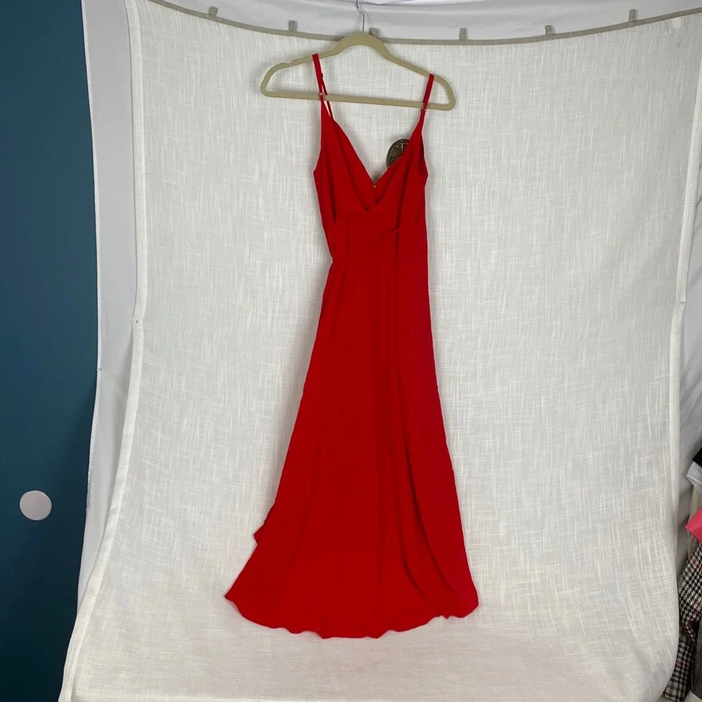 Show Me Your Mumu meghan red wrap dress small - Picture 8 of 10
